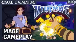 MythForce (2022) Mage Gameplay - 80s Cartoons Swords & Sorcery Roguelite (No commentary) 1440p