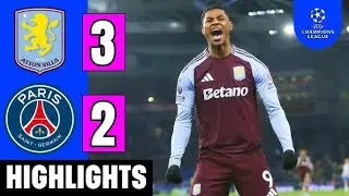 PSG vs Aston Villa  2 3 AGG 5 4   Highlights & Goals   Champions League 2025