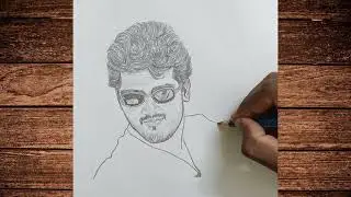 How to draw Thala Ajith kumar #viral