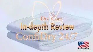 Dry Care&reg;  ConfiDry&trade;  24/7 Adult Diaper  IN-Depth Review #incontinence #adultdiaper