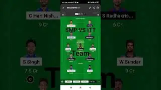 SMP VS ITT DREAM 11 PREDICTION TEAM #shorts