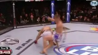 Low spinning back kick Chris Clements (MMA)