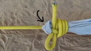 How to tie a simple tarp corner Knot to make shelter or tent | very useful KNOT