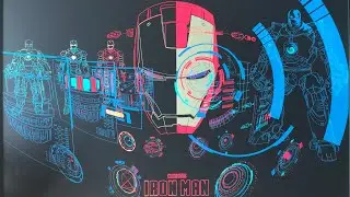 Iron Man Holofoil Art - Artist Proof - Screen Print 22/25 - Artist Chris Thornley