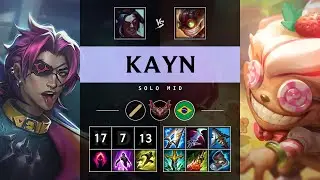 Kayn Mid vs Ziggs - BR Grandmaster Patch 25.13