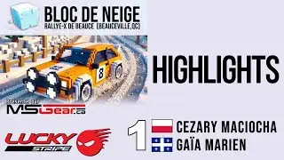 2025 RallyeX Bloc de Neige - Highlights - Cezary Maciocha / Ga&iuml;a Marien