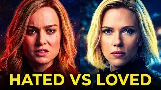 Most Hated vs Most Loved Female MCU Characters 