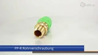 PP-R Rohrverschraubung mit Rotguss Au&szlig;engewinde