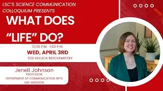 Jenell Johnson Presents at LSC's Science Communication Solution