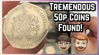 Absolute Quality Over Quantity! Tremendous 50p Coins Found! Rare Coin Hunting