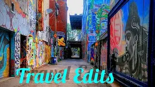 Toronto Graffiti Alley - 4K Walking Tour