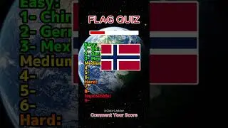 Сможете ли вы назвать все эти страны по их флагам?🌍🚩