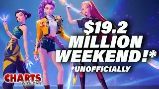 KPop Demon Hunters is #1 at the Box Office...Probably - Charts with Dan!