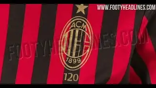 Classy AC Milan 120th Anniversary Kit Leaked