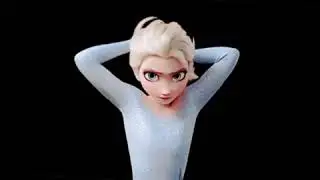cute cute magical moments of frozen Elsa and anna