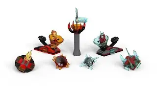 LEGO Ninjago Бой мастеров кружитцу-Кай против Самурая 70684