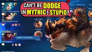 Dodge in Mythic 😱!!Barats Hypercarry | Mobile Legend