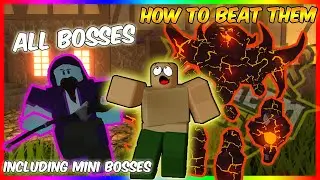 ALL BOSSES AND MINI BOSSES IN DUNGEON QUEST AND HOW TO BEAT THEM [ROBLOX DUNGEON QUEST]