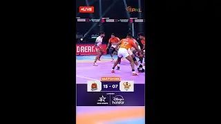 Guman Singh secures a successful Raid | #ProKabaddiOnStar