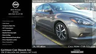 Used 2016 Nissan Altima | Gateway Car Dealer Inc, Jamaica, NY - SOLD
