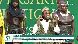 Mansa World’s Stunning Performance of 'Mansa Musah' at ECOWAS At 50 Launch!
