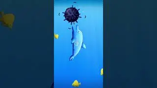 Angry Dolphin vs Underwater Mine .Tasty Blue