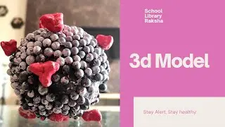 How to make 3d Model of Coronavirus | DIY | Biology | English | Raksha |