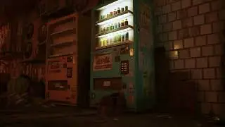 Stray - Chapter 4 The Slums: Read Sewer's Sign and Use Soda Machine (Take Energy Drink) PS5 Gameplay