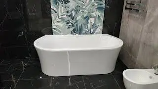 Switzerland Duscholux wall free standing bath