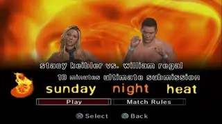 WWE SVR 2006 Stacy vs Regal Submission