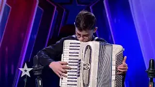 Românii au talent 2021: Yannis Boroș, interpretare impecabilă la acordeon