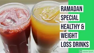 Quick version of Ramadan Healthy Weight Loss Drinks for iftar | Pakistani Food Recipes Channel
