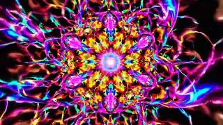 Neon Fractal Dance: A Symphony of Light and Motion