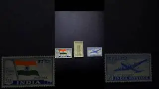 First 3 Indian stamps #rarestamps My stamp collection