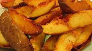 Betty's Deep-Fried Potato Wedges