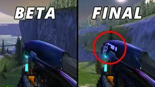 Halo Beta Vs. Final (Side By Side Comparison)