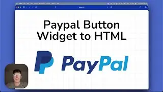 How to Add Paypal Button Widget to Html
