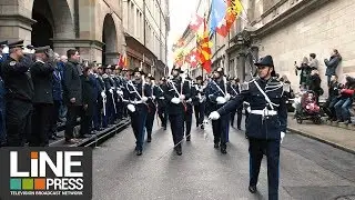 Prestation serment police + hommage Colonel Beltrame / Genève - Suisse 28 mars 2018