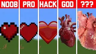 NOOB VS PRO VS HACKER Minecraft Pixel art✨Heart