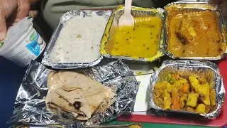 Bangalore to Hyderabad Rajdhani Express Non Veg Food ✨️ #travel #rajdhani #nonvegfood 