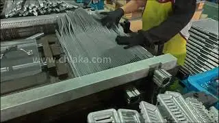Rradiator core assembly machine