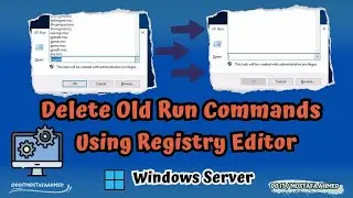 Windows Server : Clear Run Dialog Entries for Privacy (Step-by-Step) 👍