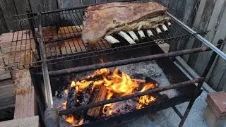 CHURRASCO, COSTELÃO NO SACO DE CARVÃO.