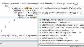 Android Application Development Tutorial   137   Geocoding a Location for an Address