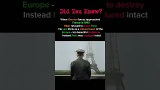 Why Hitler refused to Bomb Paris?