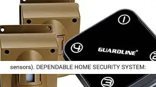 Guardline Wireless Driveway Alarm Outdoor Weather Resistant Motion Sensor & Detector