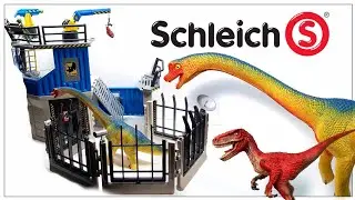 Schleich Research Center set Review!!! New Brachiosaurus & Velociraptor variants!!!