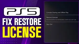 How To Fix 'Cannot Use Restore License' in PS5 (2026 Updated Tutorial)