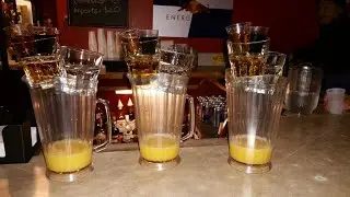 Checker bar inception shot. Hmong bar Minnesota