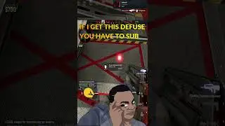 200 IQ BOMB DEFUSE  #csgo #cs2